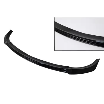 Front Bumper Spoiler Lip suitable for Tesla Model Y (2020-Up) Piano Black Add-On
