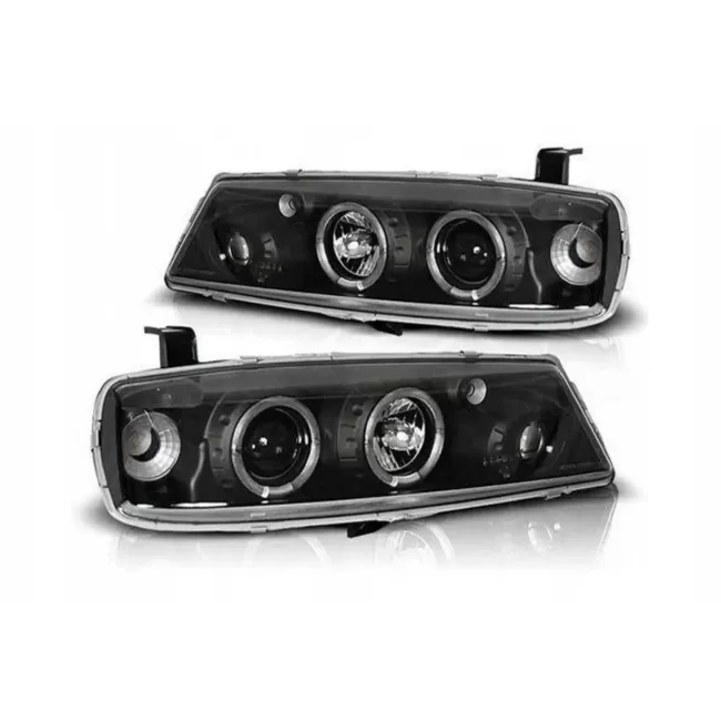 Angel Eyes Headlights suitable for Opel Calibra (08.1990-06.1997) Black