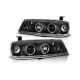 Angel Eyes Headlights suitable for Opel Calibra (08.1990-06.1997) Black