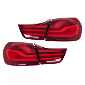 LED Taillights suitable for BMW 4 Series F32 F33 F36 M4 F82 F83 (2013-03.2019) Red Black