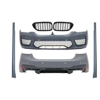 Complete Body Kit suitable for BMW 5 Series G30 (2017-2019) with Central Kidney Grilles Double Stripe M5 Design