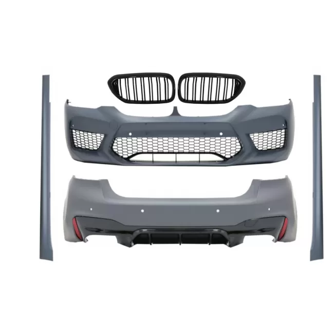 Complete Body Kit suitable for BMW 5 Series G30 (2017-2019) with Central Kidney Grilles Double Stripe M5 Design