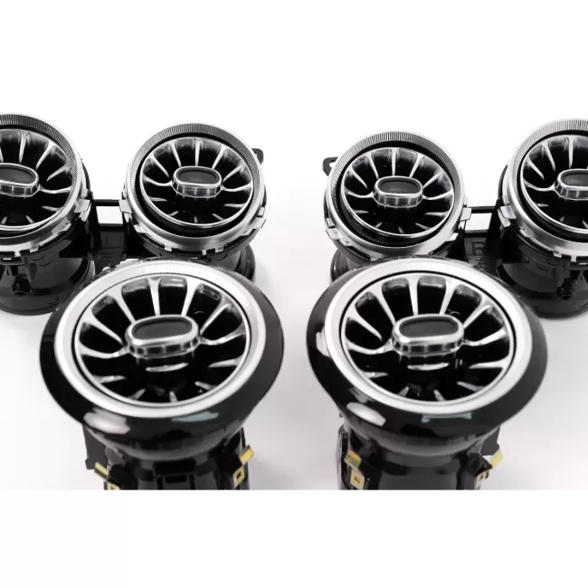 Front Side AC Vent Grilles 64 colors suitable for Mercedes E-Class W213 S213 C238 (2016-2019)