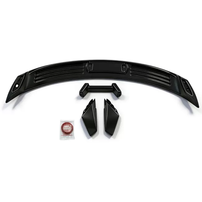 Trunk Boot Spoiler Wing suitable for Ford Mustang Mk6 VI Sixth Generation (2015-2023) GT500 Design Black