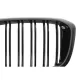 Central Kidney Grilles With LED suitable for BMW X3 G01 (11.2017-2020) X4 G02 (02.2018-2020) Double Stripe Piano Black