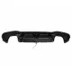Rear Bumper Diffuser with LED suitable for BMW 5 Series G30 G31 Limousine Touring (2017-2024) M5 Design Carbon Insertion