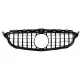 Central Grille with LED suitable for Mercedes C-Class W205 S205 C205 (2014-2020) GTR Design