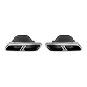 Exhaust Muffler Tips suitable for Mercedes S-Class W222 E-Class W212 S212 Facelift CLS W218 SL-Class R231 E63 S65 SL65 Design