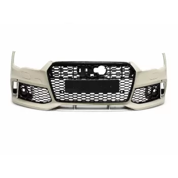 Front Bumper With Central Grille suitable for Audi A7 4G Facelift (2015-2018) RS7 Design