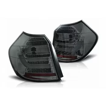 LED Taillights suitable for BMW 1 Series E81 E87 (09.2007-2011) Black Smoke