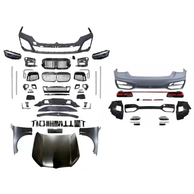 Body Kit suitable for BMW 7 Series F01 (2008-2015) Conversion to G12 Facelift Design
