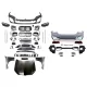 Body Kit suitable for BMW 7 Series F01 (2008-2015) Conversion to G12 Facelift Design