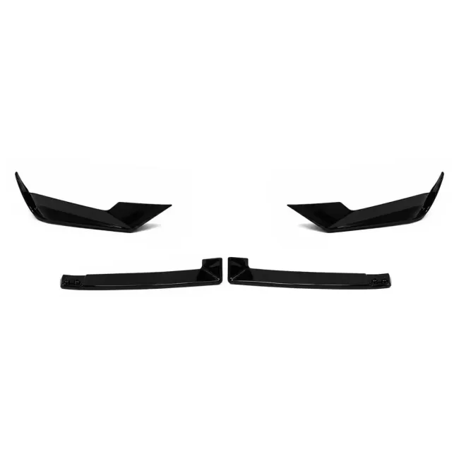 Front Bumper Spoiler Lip suitable for BMW X5 G05 LCI (2023 up) M Sport Piano Black