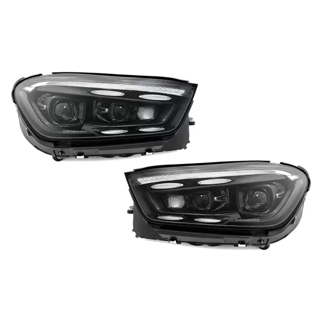 LED Headlights suitable for Mercedes GLE SUV W167 GLE Coupe C167 (2019-2023) Upgrade to Facelift Look