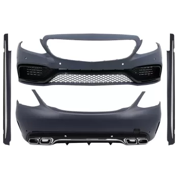 Complete Body Kit suitable for Mercedes C-Class W205 Sedan (2014-2018) C63 Design