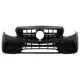 Front Bumper with Rear Diffuser and Exhaust Muffler Tips Chrome suitable for Mercedes E-Class W213 (2016-2019) E63 Design Black Edition