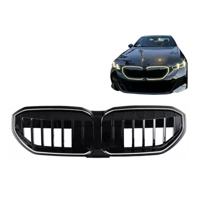 Central Kidney Grille suitable for BMW 5 Series G60 G61 (2023-) With LED