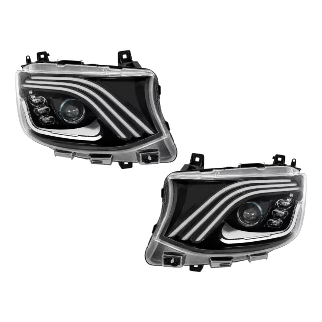 LED Headlights suitable for Mercedes Sprinter III W907 W910 (2019-2027) for Halogen