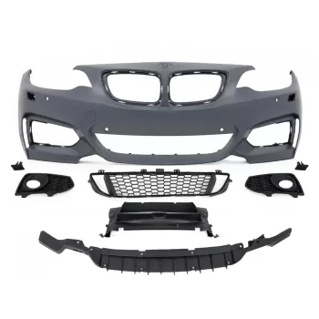 Front Bumper suitable for BMW 2 Series F22 F23 (2014-) Coupe Cabrio M-Tech Design