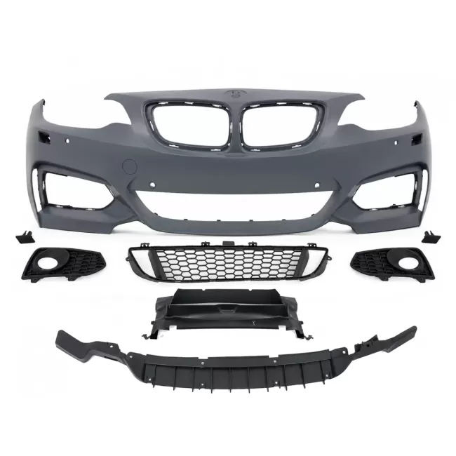Front Bumper suitable for BMW 2 Series F22 F23 (2014-) Coupe Cabrio M-Tech Design
