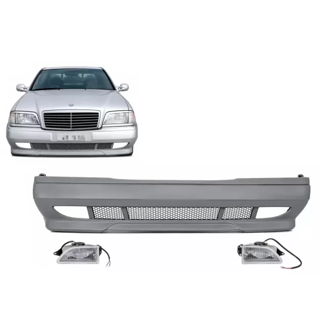 Front bumper suitable for Mercedes C-Class W202 Sedan S202 Station Wagon (06.1993-1997)