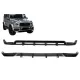 Front Bumper Lip Spoiler LED DRL Extension with Rear Bumper Diffuser suitable for Mercedes G-Class Facelift W463 W464 (2018-up)