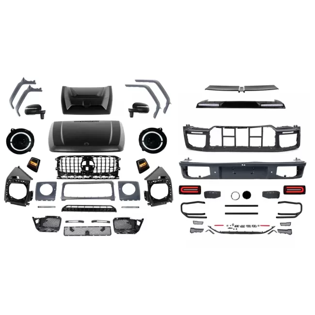 Body Kit suitable for Mercedes G-Class W463 (2008-2017) Wide Body Conversion to 2025 G63 Design