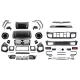 Body Kit suitable for Mercedes G-Class W463 (2008-2017) Wide Body Conversion to 2025 G63 Design