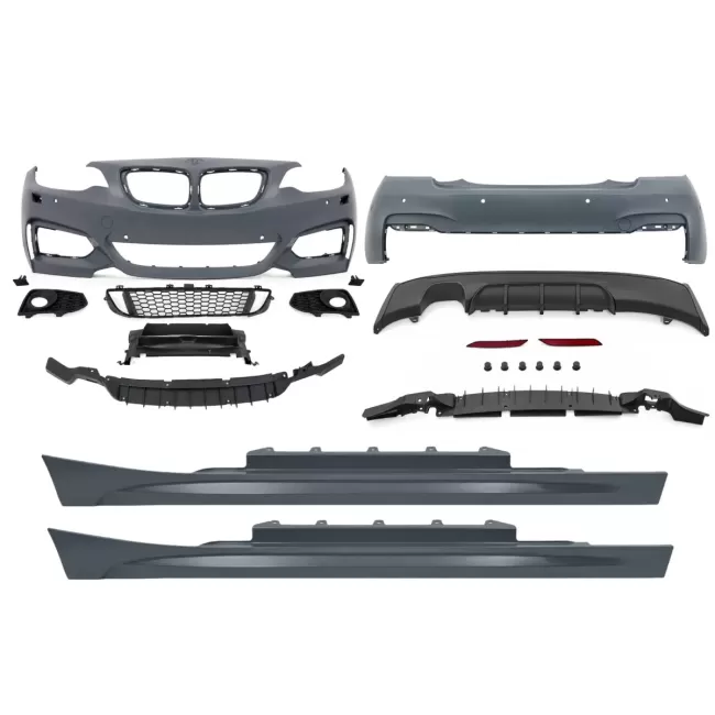 Complete Body Kit suitable for BMW 2 Series F22 F23 Coupe Cabrio (2014-2017) M-Tech Design