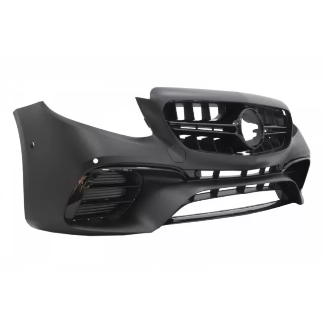 Body Kit suitable for Mercedes E-Class W213 (2016-2019) E63 Design with Exhaust Muffler Tips Black