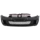 Front Bumper with Lip Extension Spoiler Piano Black suitable for VW Golf VI 6 (2008-2013) GTI Look
