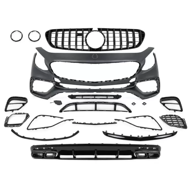 Body Kit suitable for Mercedes S-Class Coupe C217 (2015-2021) S65 Design Black