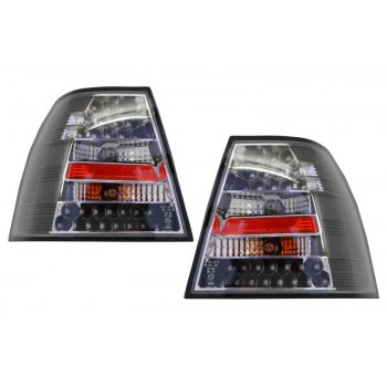 LED galiniai žibintai, tinkantys „VW Bora“ (1999–2005) juoda