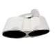 Exhaust muffler tips suitable for Mercedes S-class W221 (2005-2013) S65 S63 Design