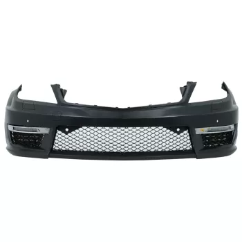 Front Bumper suitable for Mercedes C-Class W204 S204 C204 (2007-2015) Facelift C63 Design