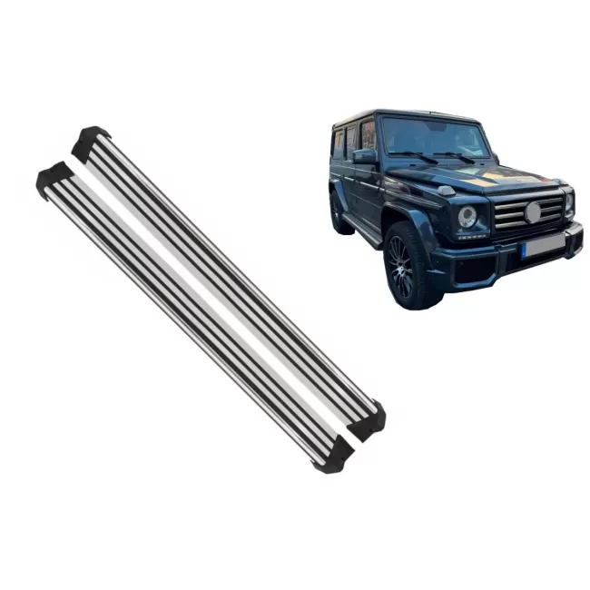 Running Boards Side Steps suitable for Mercedes G-Class W463 (1989-2018)