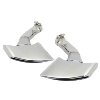 Exhaust Muffler Tips suitable for BMW X6 E71 (2008-2014) V8 Design