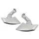 Exhaust Muffler Tips suitable for BMW X6 E71 (2008-2014) V8 Design