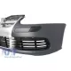 Front Bumper suitable for VW Golf V 5 (2003-2007) Jetta (2005-2010) R32 Look Brushed Aluminium Look Grille