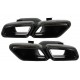 Exhaust Muffler Tips suitable for Mercedes Benz S-Class W222 E-Class W212 S212 Facelift CLS W218 SL-Class R231 E65 S65 SL65 A-Design Black Edition