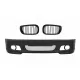 Front Bumper suitable for BMW 3 Series E46 Facelift Sedan Touring (2001-2004) M-Tech Look with Central Grille M Design Piano Black