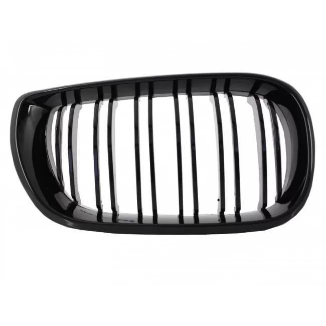 Central Kidney Grilles suitable for BMW 3 Series E46 Facelift (10.2001-2005) Double Stripe M Design Piano Black