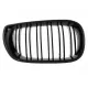 Central Kidney Grilles suitable for BMW 3 Series E46 Facelift (10.2001-2005) Double Stripe M Design Piano Black