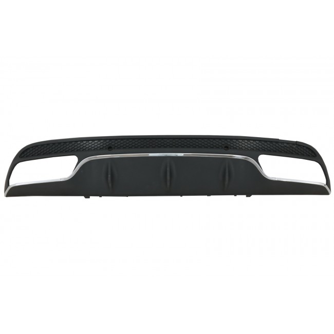 Rear Bumper Diffuser suitable for Mercedes C-Class W205 S205 (2014-2020) C63 Design Only for Sport Package