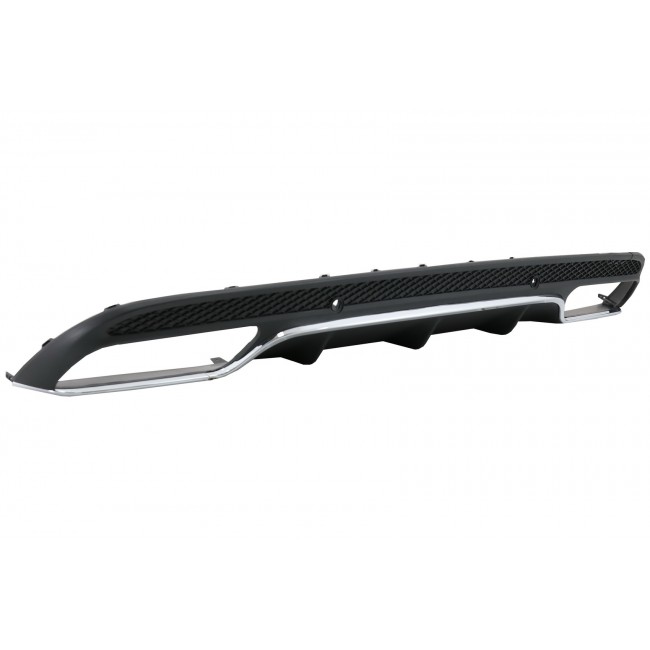 Rear Bumper Diffuser suitable for Mercedes C-Class W205 S205 (2014-2020) C63 Design Only for Sport Package