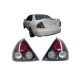 Taillights suitable for Mitsubishi Mirage Lancer (1995-1997) Coupe Sedan Tail Rear Lights Black