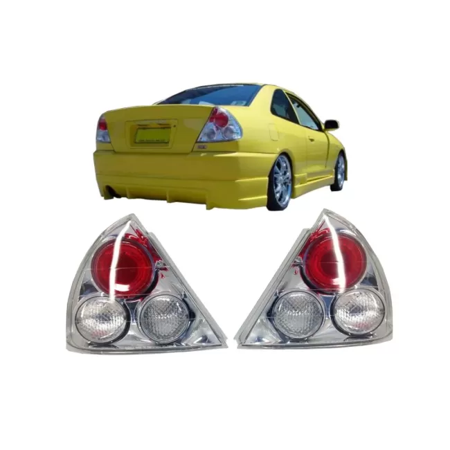 Taillights suitable for Mitsubishi Mirage Lancer (1995-1997) Coupe Sedan Tail Rear Lights Clear