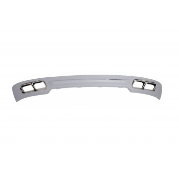 Rear Diffuser with Exhaust Muffler Tips Tailpipe suitable for BMW F01 (2008-up) 7 Series 760i Quad Design