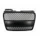 Badgeless Front Grille suitable for Audi A4 B7 (2004-2008) RS4 Design Matte Black