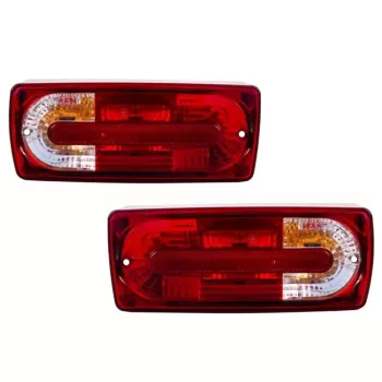 Taillights suitable for Mercedes G-class W463 (1989-2015) G55 Design Red Clear